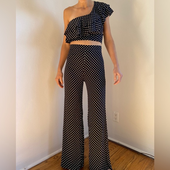 Flynn Skye Polka Dot Ruffle Two Piece Set - Picture 6 of 7